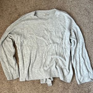 American eagle sweater with open tie back